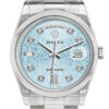 Day Date 36 Ice Blue Jubilee design set with diamonds Dial President Men’s Watch 118206