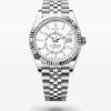 Sky Dweller White Dial 18K White Gold Bezel Steel Jubilee Men’s Watch 3100034