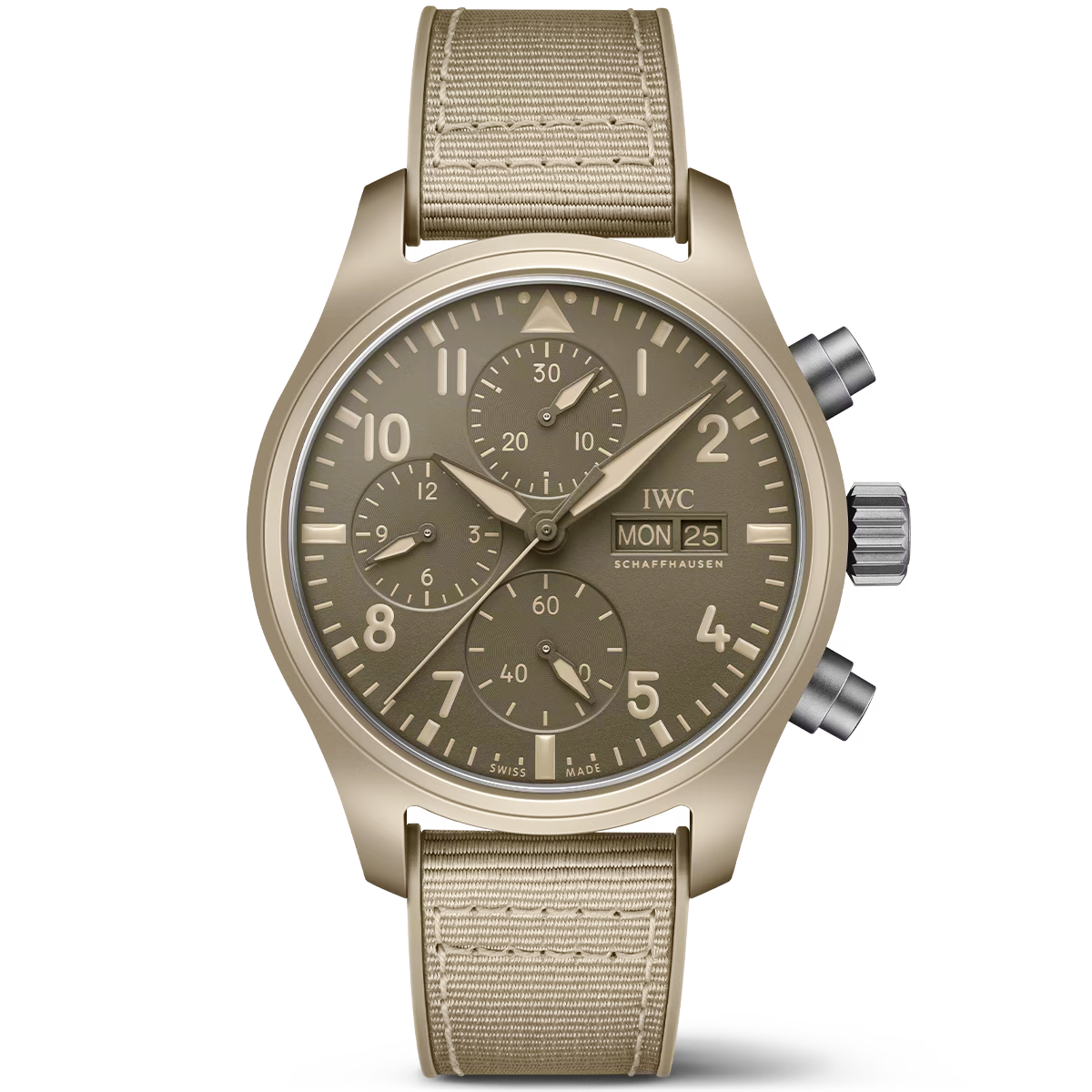 Pilot’s Top Gun Mojave Desert 41mm Beige Ceramic Chronograph Watch