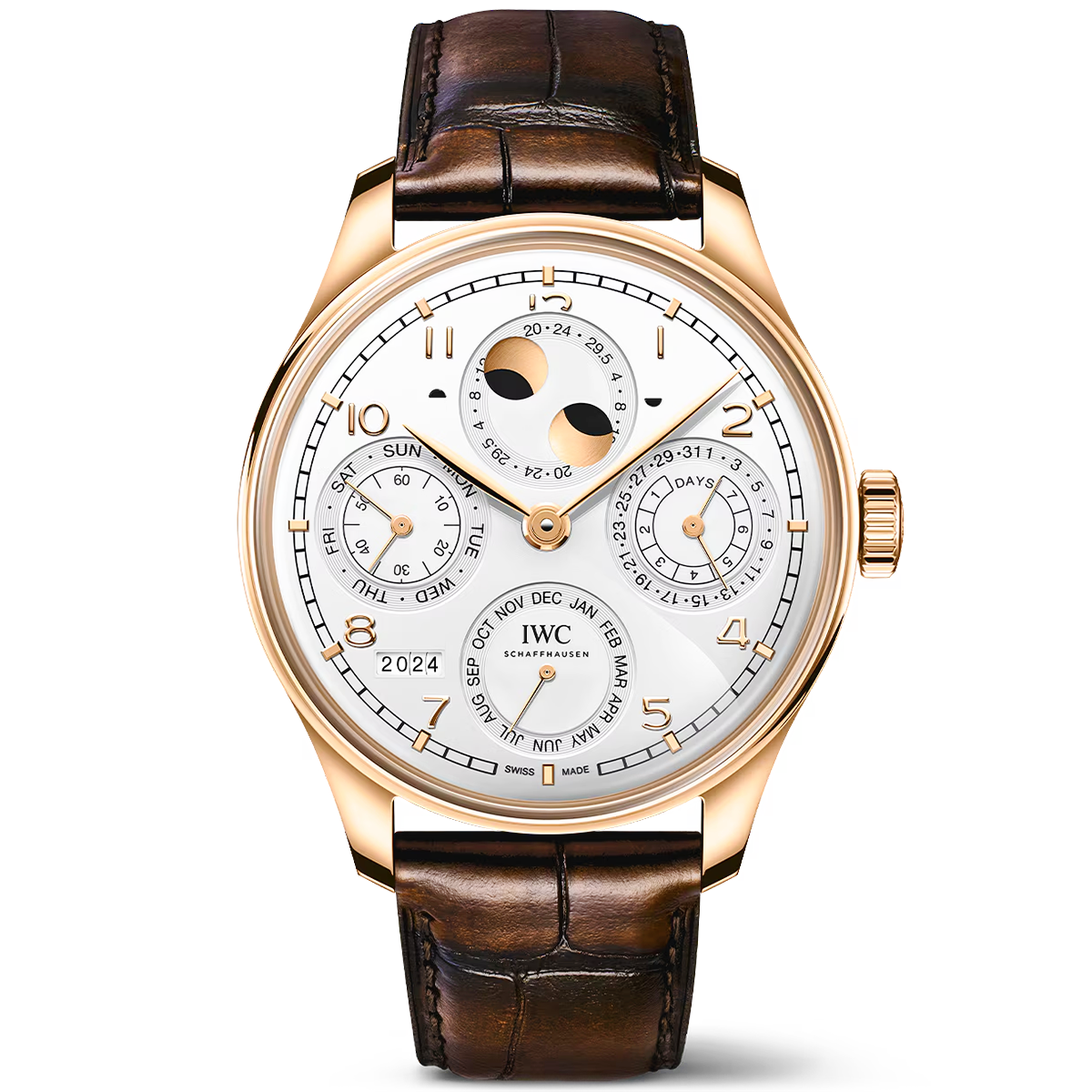 Portugieser ‘Silver Moon’ Perpetual Calendar 44mm 18ct Yellow Gold Watch