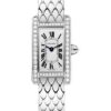 Cartier Tank Americaine Watch – 27 mm White Gold Diamond Case – Diamond Bezel – Diamond Dial – WB710013
