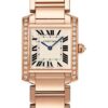 Cartier Tank Francaise Watch – 30 mm Pink Gold Diamond Case – WJTA0023