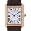 Cartier Tank Solo Extra Large Model Watch – 31 x 40.8 mm Pink Gold And Steel Case – Matt Brown Alligator Strap – W5200026