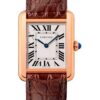 Cartier Tank Solo Watch – 31 mm Pink Gold Case – Brown Alligator Strap – W5200024