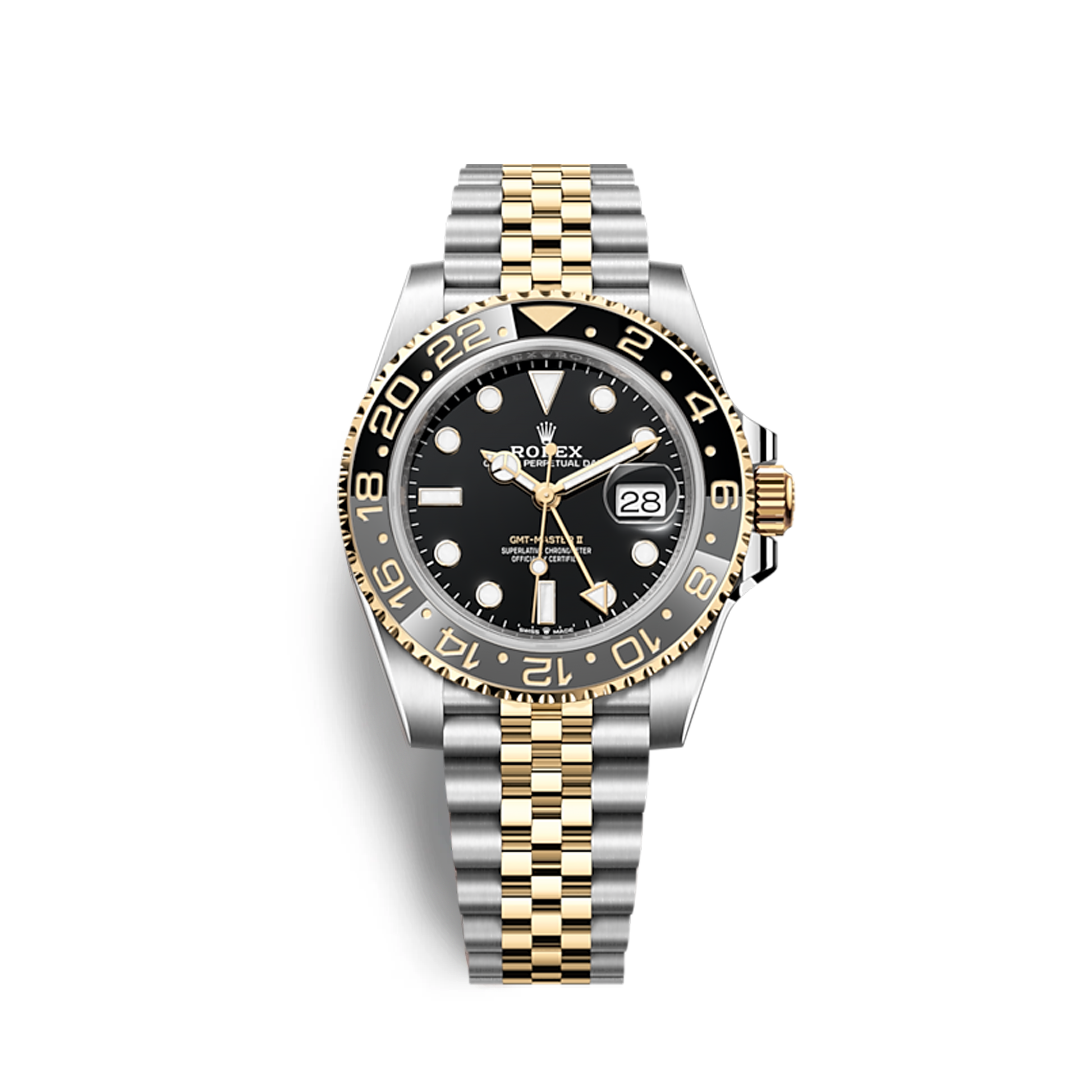 Rolex GMT-Master II M126713GRNR-0001″ Black Adam “Oystersteel and Yellow Gold