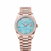 Rolex Day-Date 36, 18k Everose Gold with Diamond-set, 36mm, Ref# 128345rbr-0064
