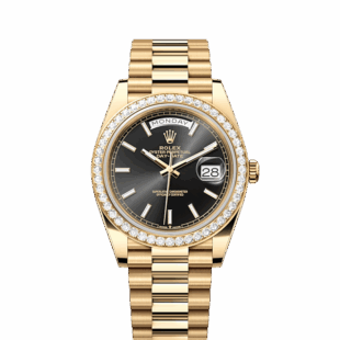 Rolex Day-Date 40, 18k Yellow Gold with Diamond-set, 40mm, Ref# 228348rbr-0043