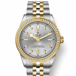 Tudor Black Bay 39 S&G, 316L Stainless Steel, 18k Yellow Gold and Diamonds, Ref# M79673-0006